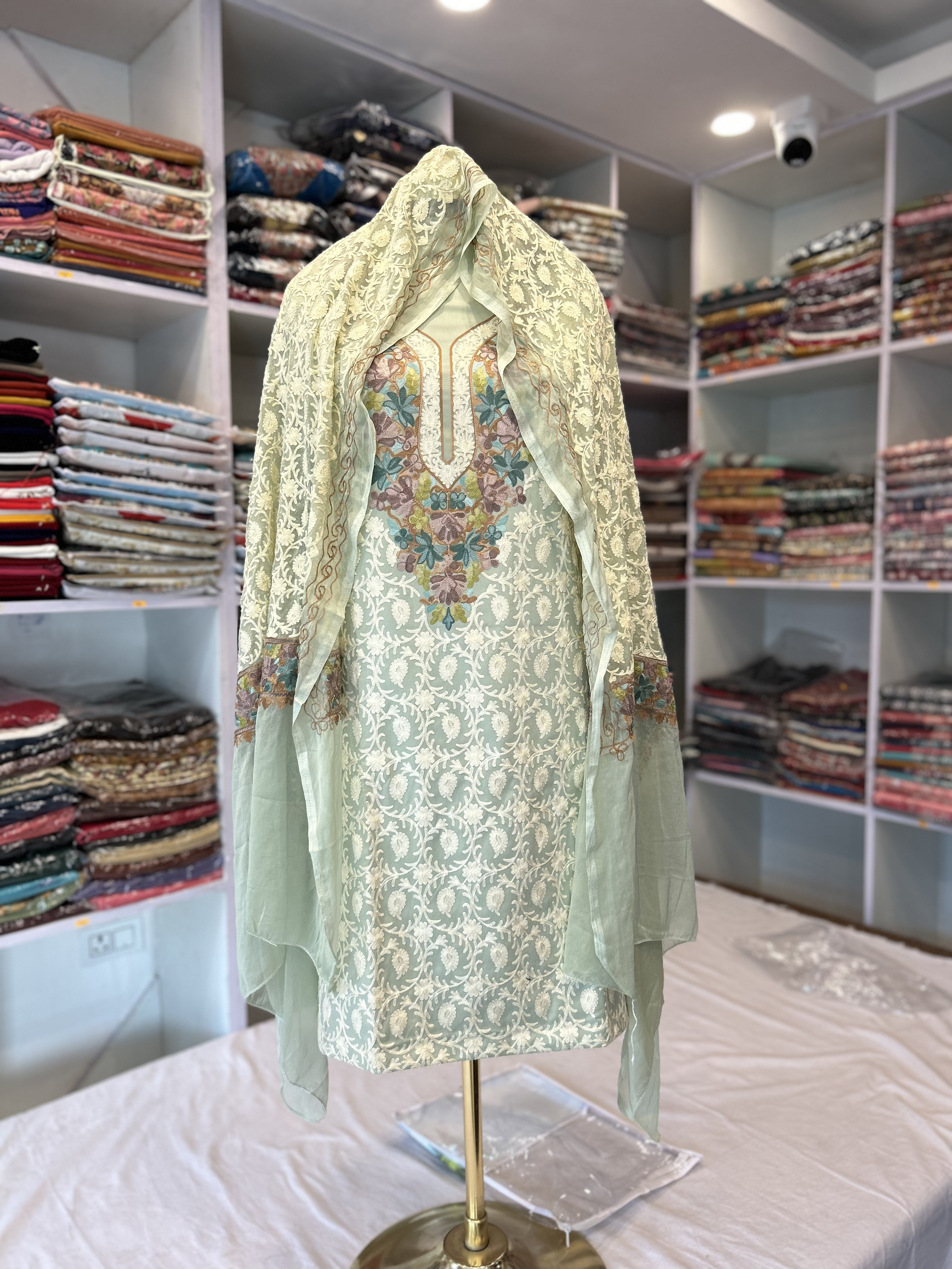 Pure Kalamkari 3pc Kashmiri Suit